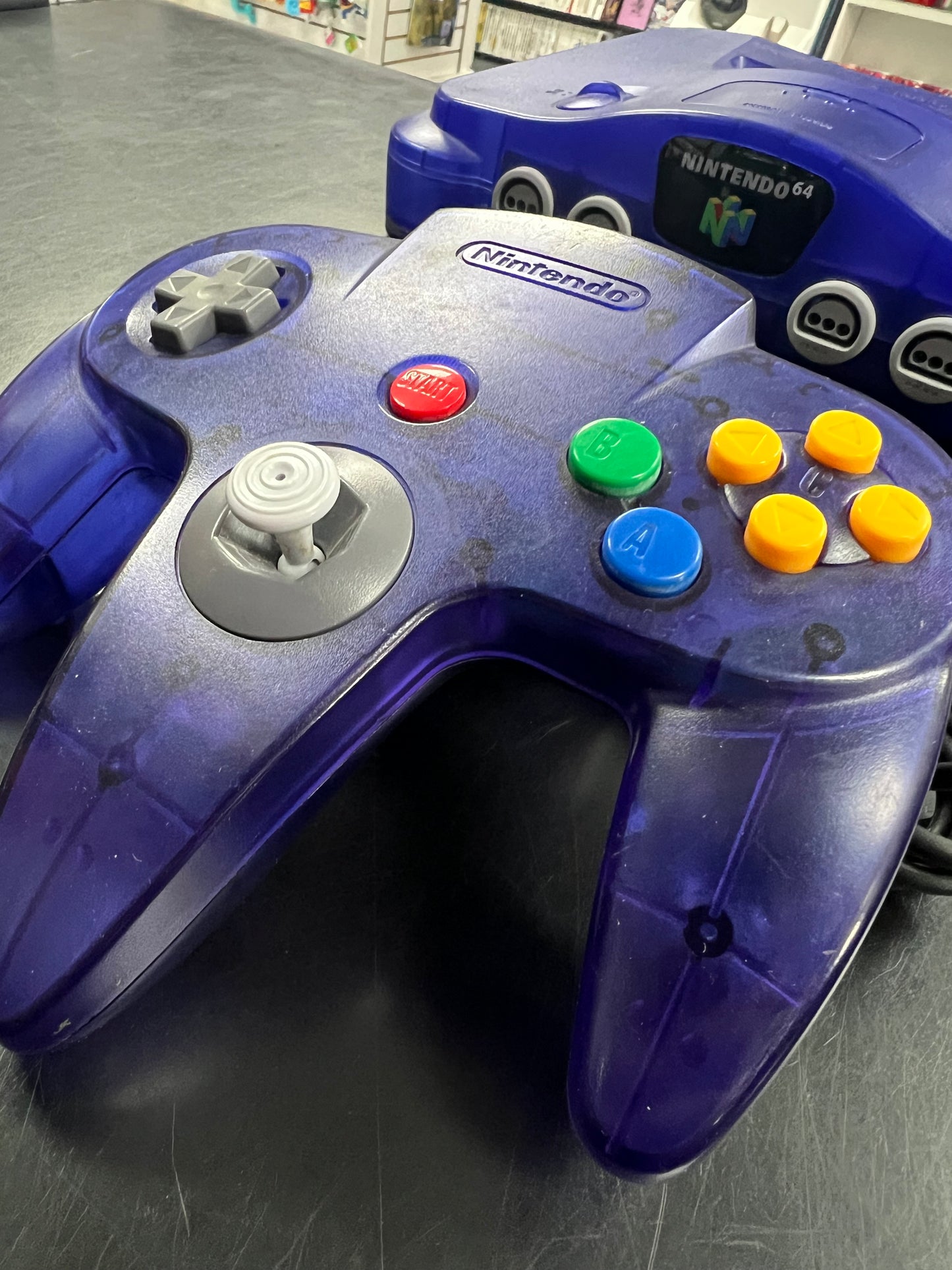 Nintendo 64 Funtastic Grape Console
