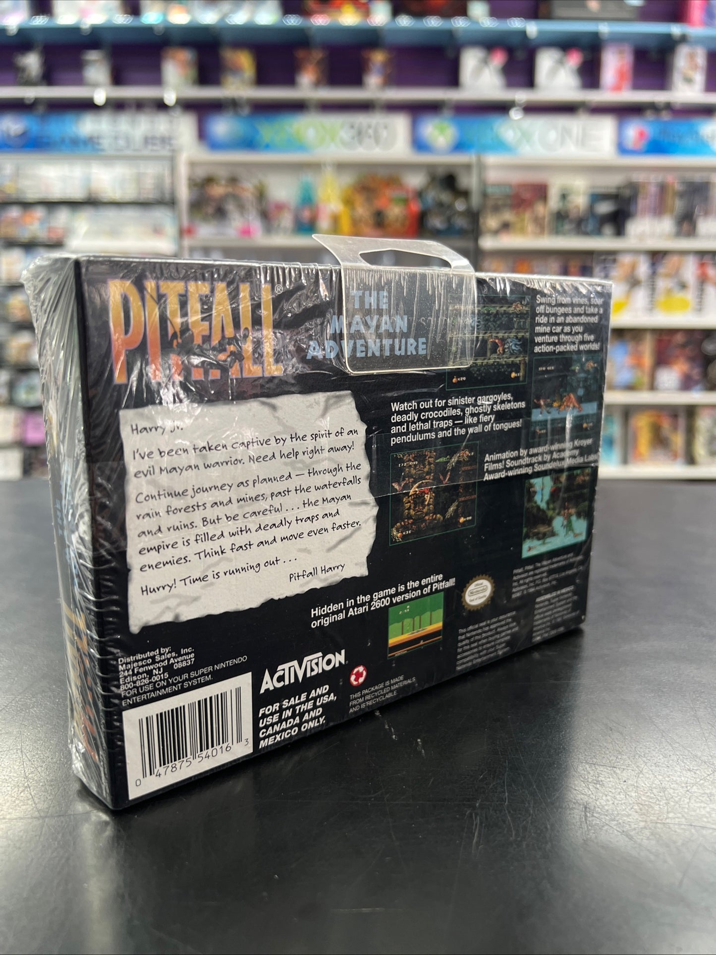 Pitfall The Mayan Adventure - Super Nintendo Factory Sealed
