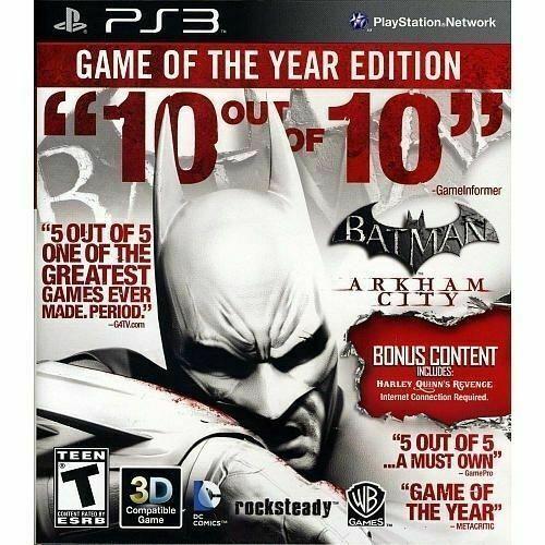 Batman Arkham City: Game of the Year Edition - Playstation 3