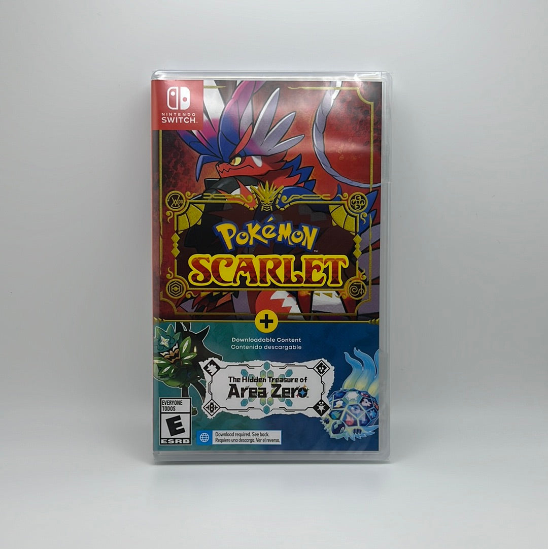 Pokemon Scarlet + The Hidden Treasure of Area Zero - Nintendo Switch