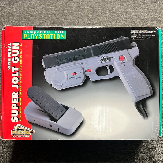 Super Jolt Gun and Pedal Accessory - Playstation 1