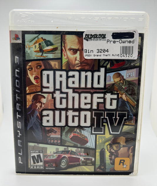 Grand Theft Auto IV 4 - Playstation 3