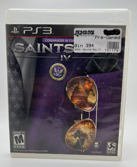 Saints Row IV 4 - Playstation 3