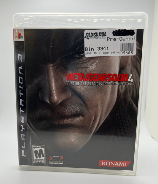 Metal Gear Solid 4 - Playstation 3